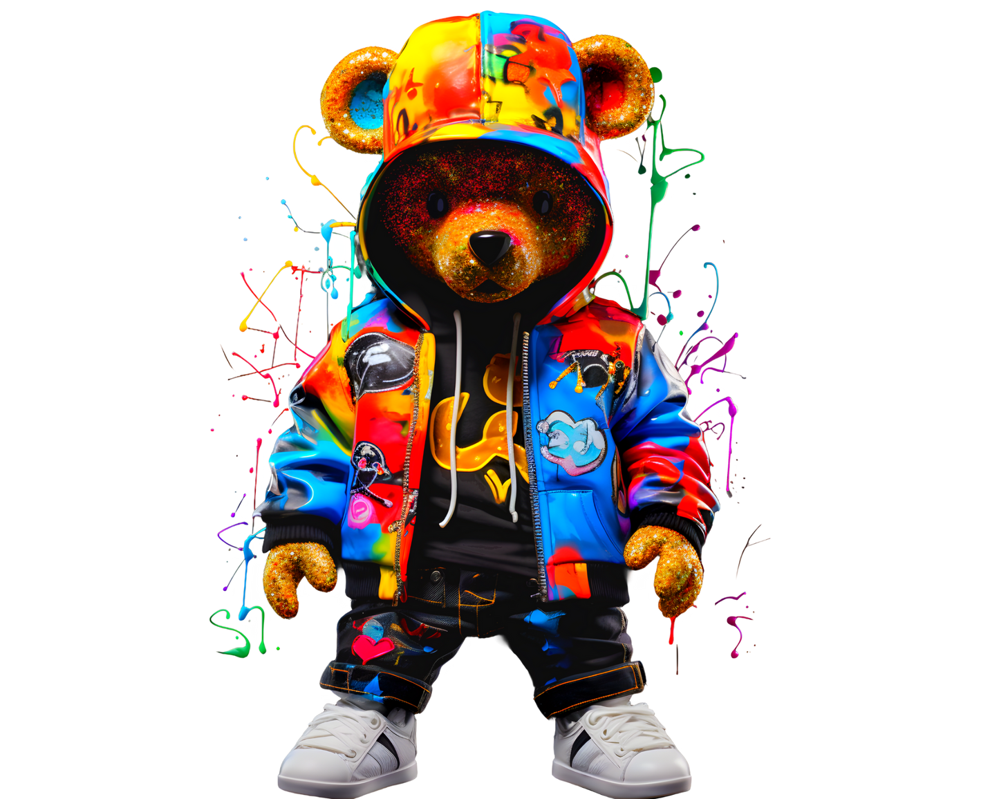 Graffiti Hip Hop Teddy Bear t-shirt